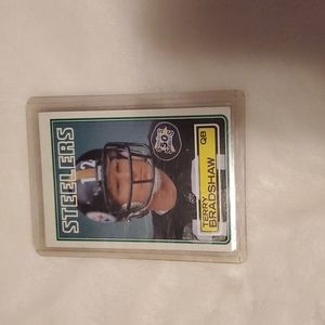 Terry Bradshaw Topps Football card.